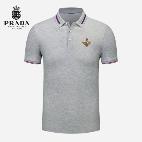 Cheap Prada T-Shirts Short Sleeved For Men #1217985 Replica Wholesale [$29.00 USD] [ITEM#1217985] on Replica Prada T-Shirts