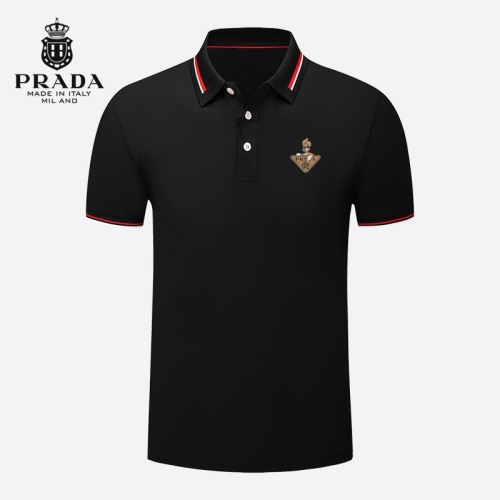 Cheap Prada T-Shirts Short Sleeved For Men #1217988 Replica Wholesale [$29.00 USD] [ITEM#1217988] on Replica Prada T-Shirts