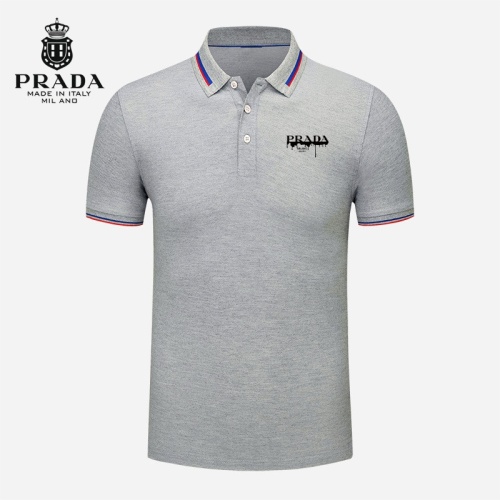 Cheap Prada T-Shirts Short Sleeved For Men #1217991 Replica Wholesale [$29.00 USD] [ITEM#1217991] on Replica Prada T-Shirts