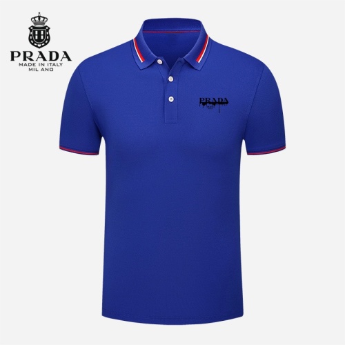 Cheap Prada T-Shirts Short Sleeved For Men #1217993 Replica Wholesale [$29.00 USD] [ITEM#1217993] on Replica Prada T-Shirts