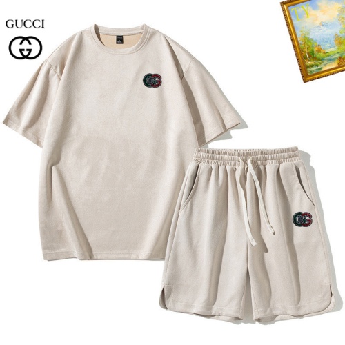 Cheap Gucci Tracksuits Short Sleeved For Men #1218006 Replica Wholesale [$48.00 USD] [ITEM#1218006] on Replica Gucci Tracksuits