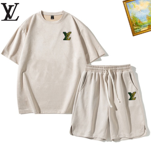 Cheap Louis Vuitton LV Tracksuits Short Sleeved For Men #1218018 Replica Wholesale [$48.00 USD] [ITEM#1218018] on Replica Louis Vuitton LV Tracksuits