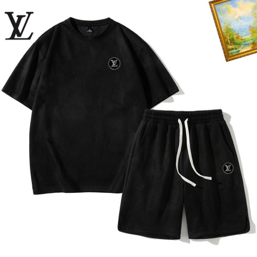 Cheap Louis Vuitton LV Tracksuits Short Sleeved For Men #1218060 Replica Wholesale [$48.00 USD] [ITEM#1218060] on Replica Louis Vuitton LV Tracksuits