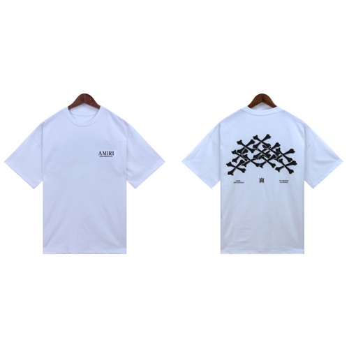 Cheap Amiri T-Shirts Short Sleeved For Unisex #1218065 Replica Wholesale [$32.00 USD] [ITEM#1218065] on Replica Amiri T-Shirts