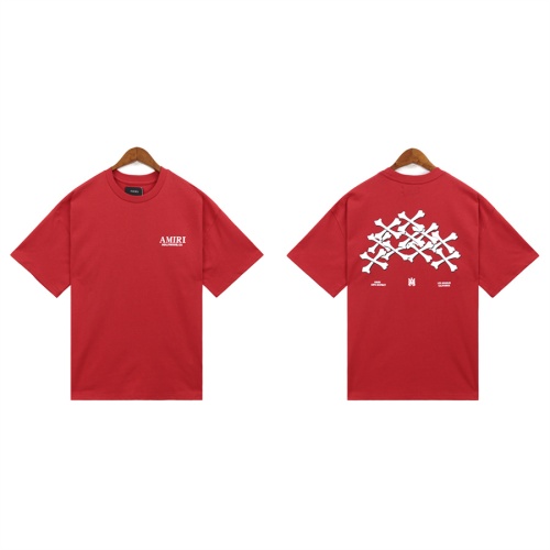 Cheap Amiri T-Shirts Short Sleeved For Unisex #1218067 Replica Wholesale [$32.00 USD] [ITEM#1218067] on Replica Amiri T-Shirts