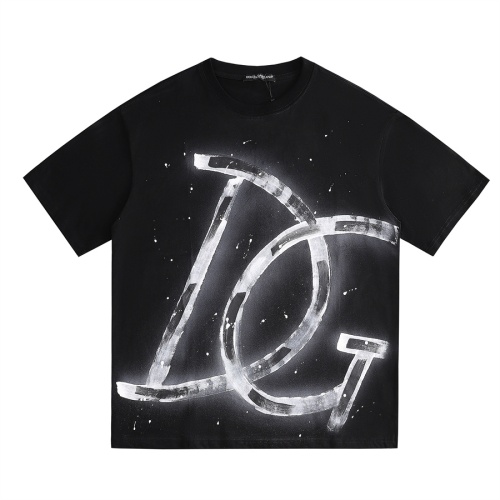 Cheap Dolce &amp; Gabbana D&amp;G T-Shirts Short Sleeved For Unisex #1218102 Replica Wholesale [$42.00 USD] [ITEM#1218102] on Replica Dolce &amp; Gabbana D&amp;G T-Shirts