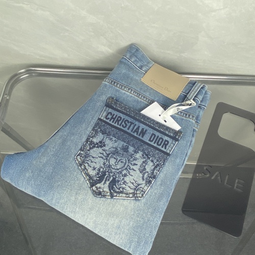 Cheap Christian Dior Jeans For Men #1218119 Replica Wholesale [$85.00 USD] [ITEM#1218119] on Replica Christian Dior Jeans