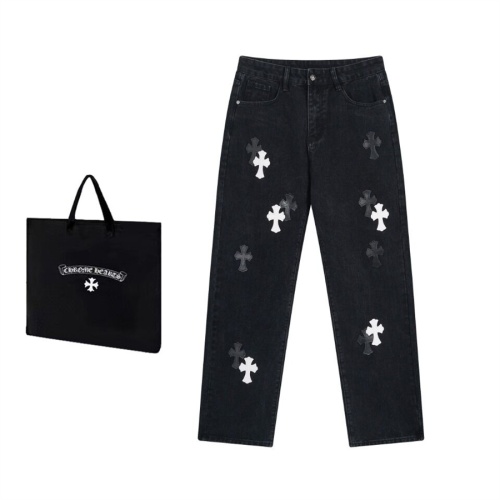 Cheap Chrome Hearts Jeans For Men #1218182 Replica Wholesale [$64.00 USD] [ITEM#1218182] on Replica Chrome Hearts Jeans