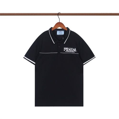 Cheap Prada T-Shirts Short Sleeved For Men #1218206 Replica Wholesale [$39.00 USD] [ITEM#1218206] on Replica Prada T-Shirts