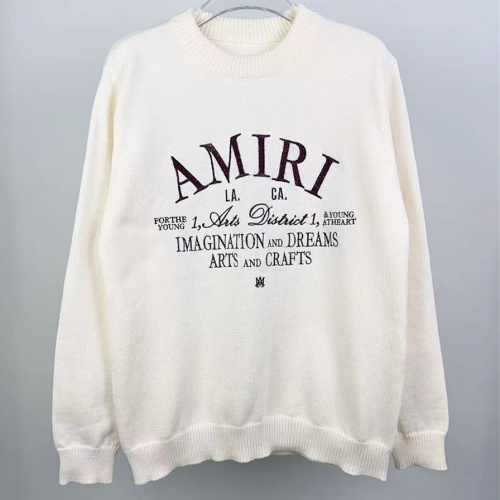 Cheap Amiri Sweaters Long Sleeved For Unisex #1218212 Replica Wholesale [$52.00 USD] [ITEM#1218212] on Replica Amiri Sweaters