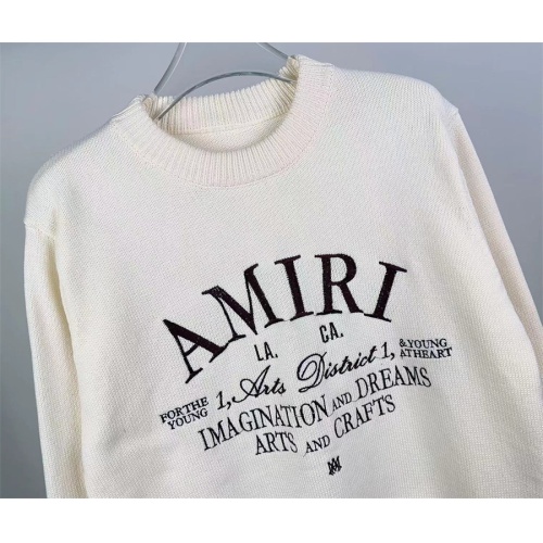 Cheap Amiri Sweaters Long Sleeved For Unisex #1218212 Replica Wholesale [$52.00 USD] [ITEM#1218212] on Replica Amiri Sweaters