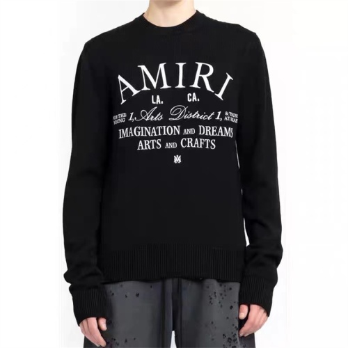 Cheap Amiri Sweaters Long Sleeved For Unisex #1218213 Replica Wholesale [$52.00 USD] [ITEM#1218213] on Replica Amiri Sweaters