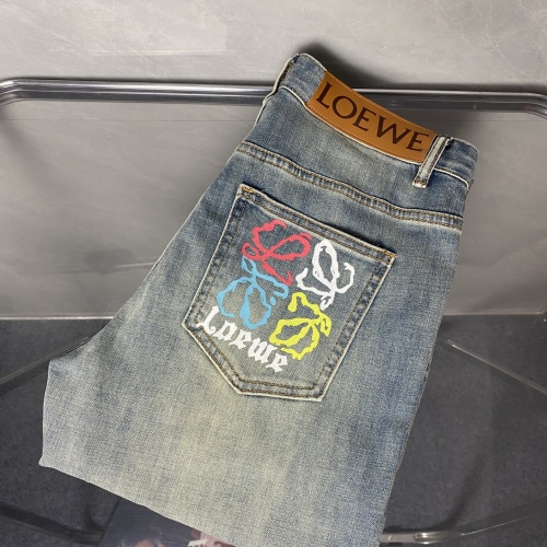 Cheap LOEWE Jeans For Men #1218215 Replica Wholesale [$85.00 USD] [ITEM#1218215] on Replica LOEWE Jeans