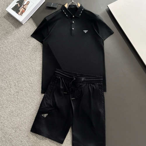 Cheap Prada Tracksuits Short Sleeved For Men #1218308 Replica Wholesale [$100.00 USD] [ITEM#1218308] on Replica Prada Tracksuits