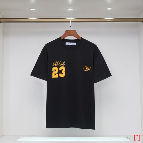 Cheap Off-White T-Shirts Short Sleeved For Unisex #1218436 Replica Wholesale [$32.00 USD] [ITEM#1218436] on Replica Off-White T-Shirts