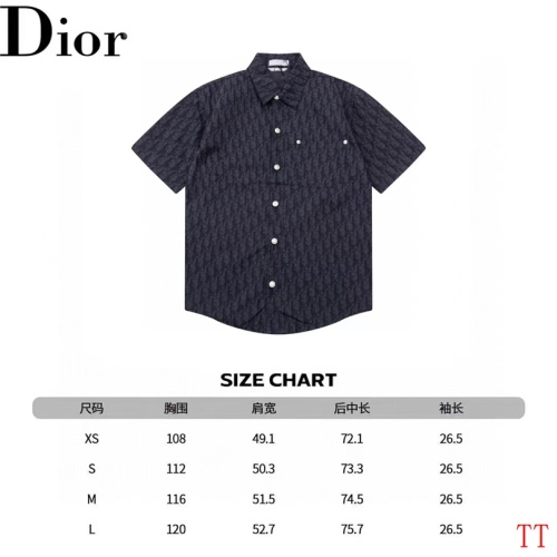 Cheap Christian Dior Shirts Short Sleeved For Unisex #1218443 Replica Wholesale [$52.00 USD] [ITEM#1218443] on Replica Christian Dior Shirts