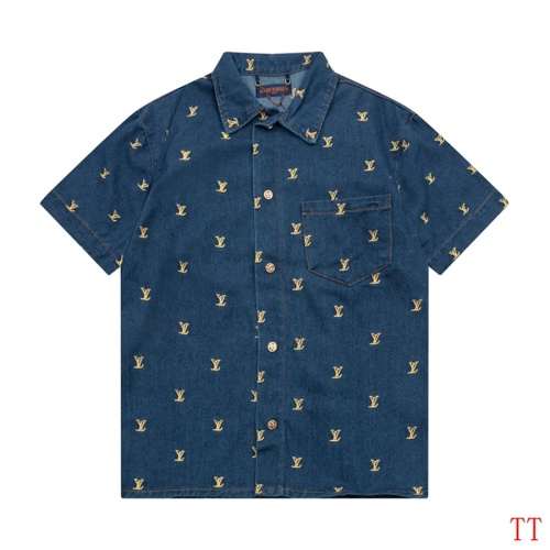 Cheap Louis Vuitton LV Shirts Short Sleeved For Unisex #1218505 Replica Wholesale [$60.00 USD] [ITEM#1218505] on Replica Louis Vuitton LV Shirts