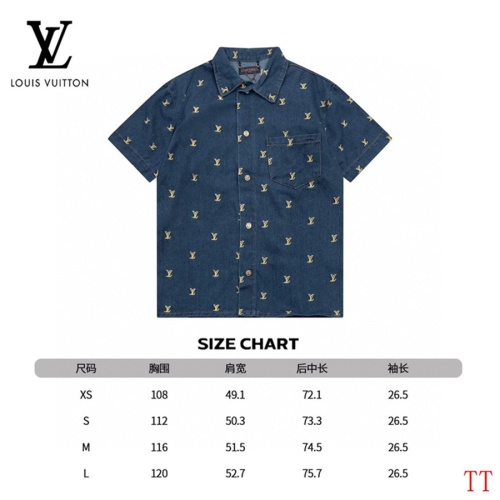 Cheap Louis Vuitton LV Shirts Short Sleeved For Unisex #1218505 Replica Wholesale [$60.00 USD] [ITEM#1218505] on Replica Louis Vuitton LV Shirts