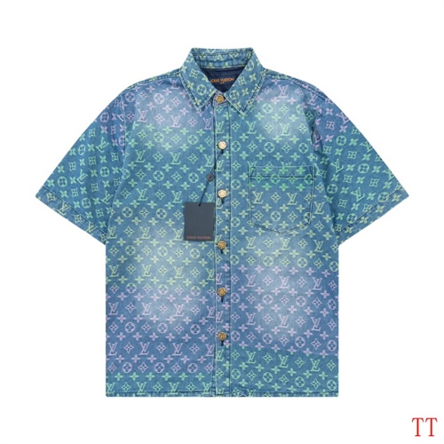 Cheap Louis Vuitton LV Shirts Short Sleeved For Unisex #1218506 Replica Wholesale [$60.00 USD] [ITEM#1218506] on Replica Louis Vuitton LV Shirts