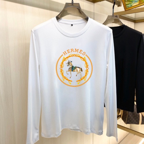 Cheap Hermes T-Shirts Long Sleeved For Unisex #1218548 Replica Wholesale [$34.00 USD] [ITEM#1218548] on Replica Hermes T-Shirts