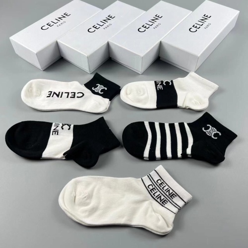 Cheap Celine Socks For Women #1218710 Replica Wholesale [$25.00 USD] [ITEM#1218710] on Replica Celine Socks