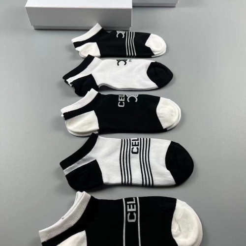 Cheap Celine Socks For Women #1218711 Replica Wholesale [$25.00 USD] [ITEM#1218711] on Replica Celine Socks