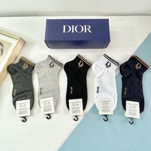 Cheap Christian Dior Socks #1218717 Replica Wholesale [$25.00 USD] [ITEM#1218717] on Replica Christian Dior Socks