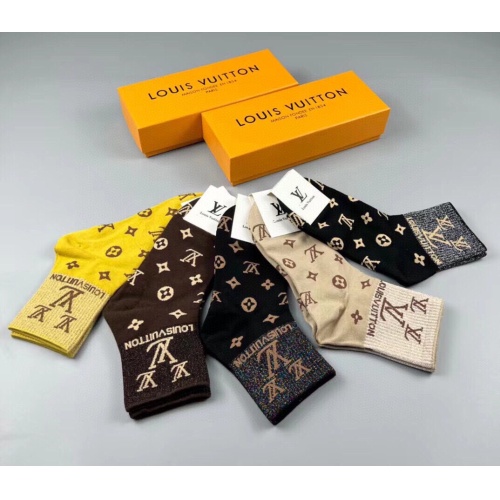 Cheap Louis Vuitton LV Socks For Women #1218761 Replica Wholesale [$29.00 USD] [ITEM#1218761] on Replica Louis Vuitton LV Socks