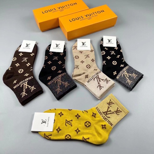 Cheap Louis Vuitton LV Socks For Women #1218761 Replica Wholesale [$29.00 USD] [ITEM#1218761] on Replica Louis Vuitton LV Socks