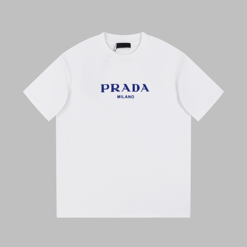 Cheap Prada T-Shirts Short Sleeved For Unisex #1218819 Replica Wholesale [$34.00 USD] [ITEM#1218819] on Replica Prada T-Shirts