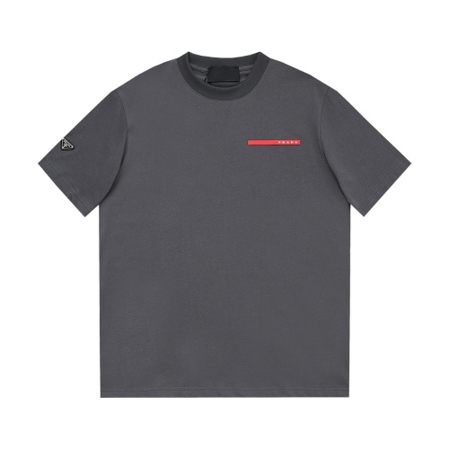 Cheap Prada T-Shirts Short Sleeved For Unisex #1218821 Replica Wholesale [$34.00 USD] [ITEM#1218821] on Replica Prada T-Shirts