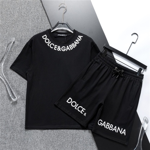 Cheap Dolce &amp; Gabbana D&amp;G Tracksuits Short Sleeved For Men #1218834 Replica Wholesale [$48.00 USD] [ITEM#1218834] on Replica Dolce &amp; Gabbana D&amp;G Tracksuits