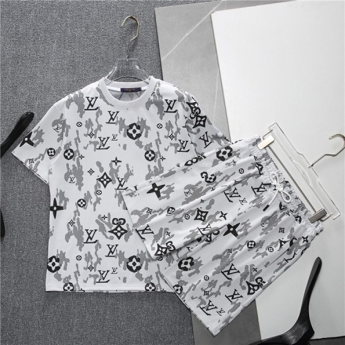 Cheap Louis Vuitton LV Tracksuits Short Sleeved For Men #1218906 Replica Wholesale [$48.00 USD] [ITEM#1218906] on Replica Louis Vuitton LV Tracksuits