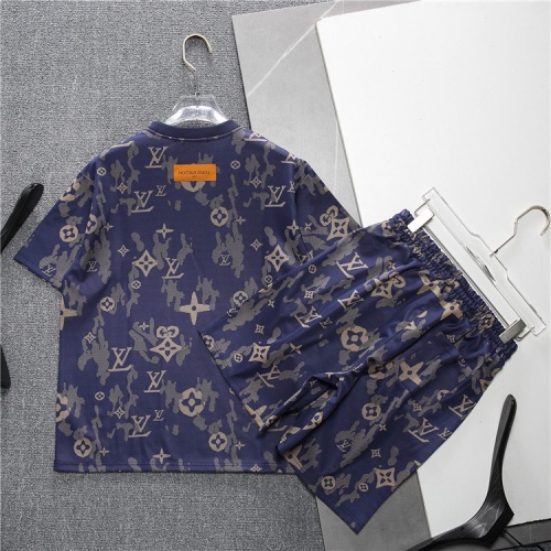 Cheap Louis Vuitton LV Tracksuits Short Sleeved For Men #1218907 Replica Wholesale [$48.00 USD] [ITEM#1218907] on Replica Louis Vuitton LV Tracksuits