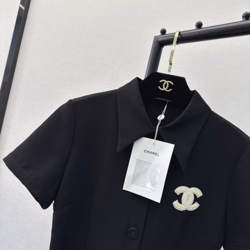 Cheap Chanel Dresses Short Sleeved For Women #1219071 Replica Wholesale [$132.00 USD] [ITEM#1219071] on Replica Chanel Dresses