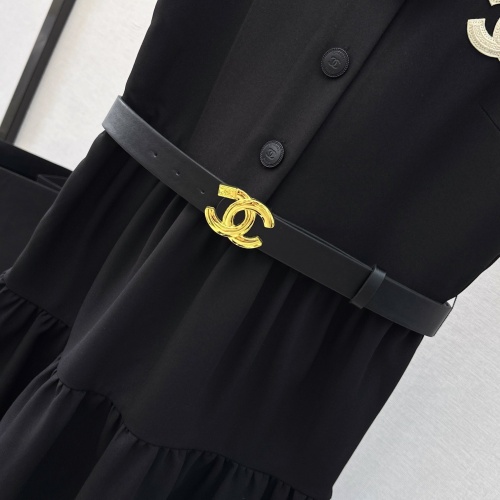 Cheap Chanel Dresses Short Sleeved For Women #1219071 Replica Wholesale [$132.00 USD] [ITEM#1219071] on Replica Chanel Dresses