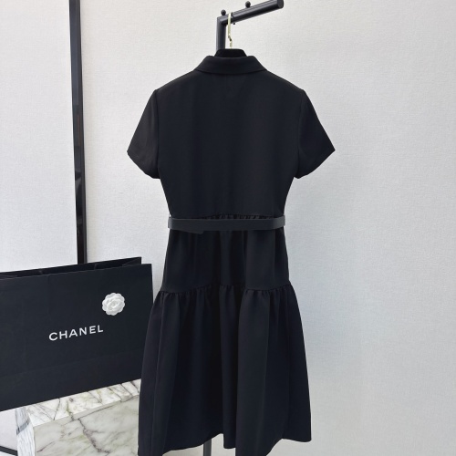 Cheap Chanel Dresses Short Sleeved For Women #1219071 Replica Wholesale [$132.00 USD] [ITEM#1219071] on Replica Chanel Dresses