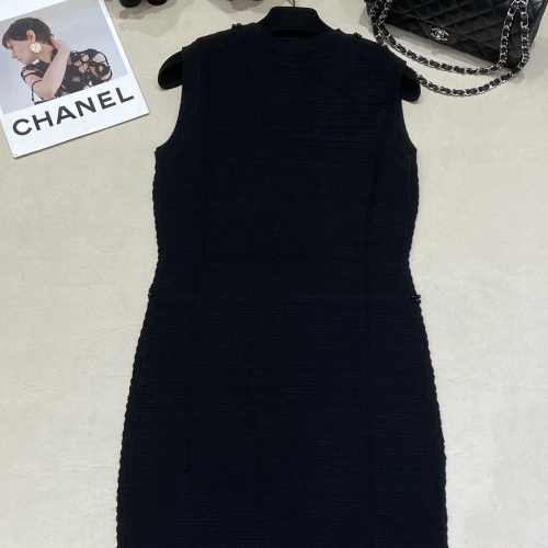 Cheap Chanel Dresses Sleeveless For Women #1219074 Replica Wholesale [$108.00 USD] [ITEM#1219074] on Replica Chanel Dresses