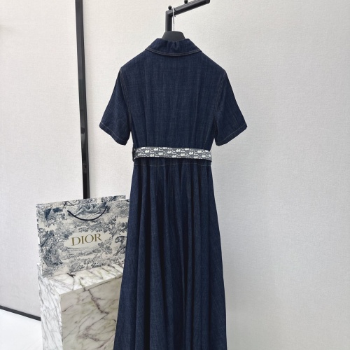 Cheap Christian Dior Dresses Short Sleeved For Women #1219087 Replica Wholesale [$158.00 USD] [ITEM#1219087] on Replica Christian Dior Dresses