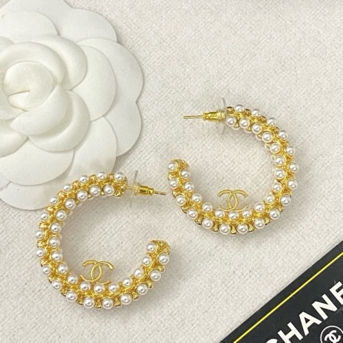 Cheap Chanel Earrings For Women #1219090 Replica Wholesale [$34.00 USD] [ITEM#1219090] on Replica Chanel Earrings