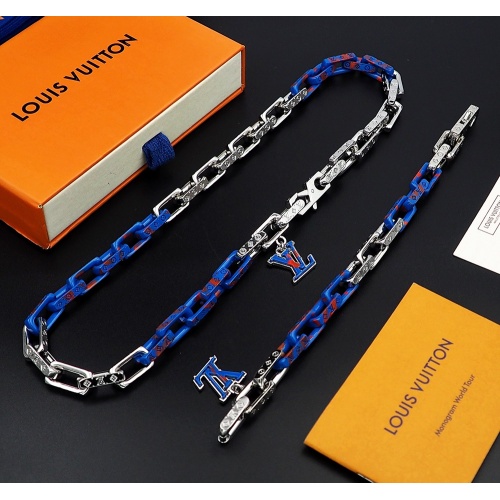 Cheap Louis Vuitton LV Jewelry Set #1219142 Replica Wholesale [$72.00 USD] [ITEM#1219142] on Replica Louis Vuitton LV Jewelry Set