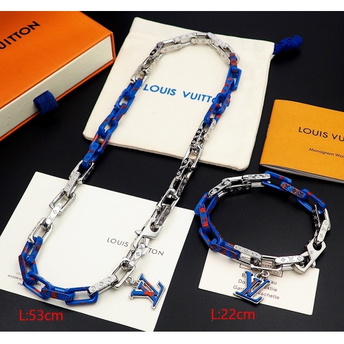 Cheap Louis Vuitton LV Jewelry Set #1219142 Replica Wholesale [$72.00 USD] [ITEM#1219142] on Replica Louis Vuitton LV Jewelry Set