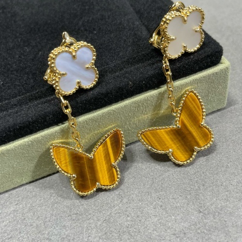 Cheap Van Cleef &amp; Arpels Earrings For Women #1219212 Replica Wholesale [$76.00 USD] [ITEM#1219212] on Replica Van Cleef &amp; Arpels Earrings