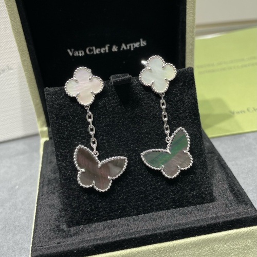 Cheap Van Cleef &amp; Arpels Earrings For Women #1219213 Replica Wholesale [$76.00 USD] [ITEM#1219213] on Replica Van Cleef &amp; Arpels Earrings