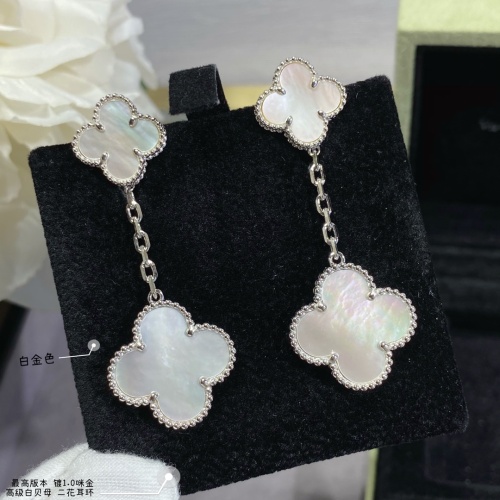 Cheap Van Cleef &amp; Arpels Earrings For Women #1219215 Replica Wholesale [$82.00 USD] [ITEM#1219215] on Replica Van Cleef &amp; Arpels Earrings