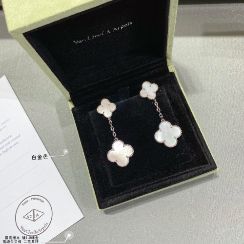 Cheap Van Cleef &amp; Arpels Earrings For Women #1219215 Replica Wholesale [$82.00 USD] [ITEM#1219215] on Replica Van Cleef &amp; Arpels Earrings