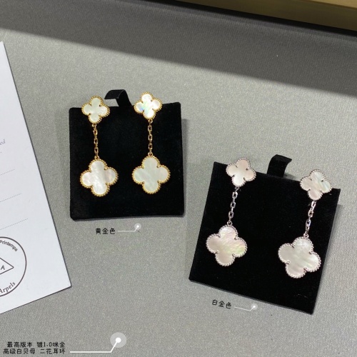 Cheap Van Cleef &amp; Arpels Earrings For Women #1219215 Replica Wholesale [$82.00 USD] [ITEM#1219215] on Replica Van Cleef &amp; Arpels Earrings