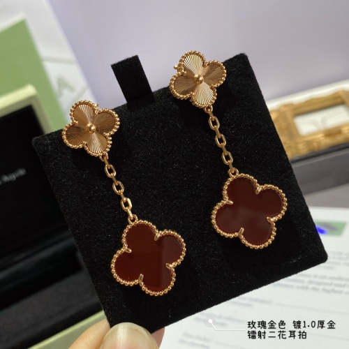 Cheap Van Cleef &amp; Arpels Earrings For Women #1219218 Replica Wholesale [$80.00 USD] [ITEM#1219218] on Replica Van Cleef &amp; Arpels Earrings