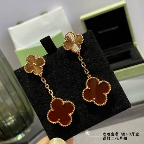 Cheap Van Cleef &amp; Arpels Earrings For Women #1219218 Replica Wholesale [$80.00 USD] [ITEM#1219218] on Replica Van Cleef &amp; Arpels Earrings