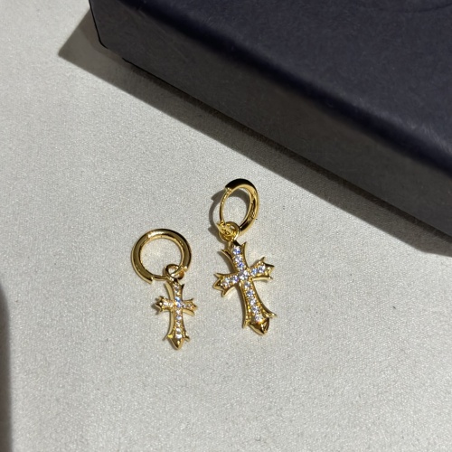 Cheap Chrome Hearts Earrings For Women #1219356 Replica Wholesale [$42.00 USD] [ITEM#1219356] on Replica Chrome Hearts Earrings